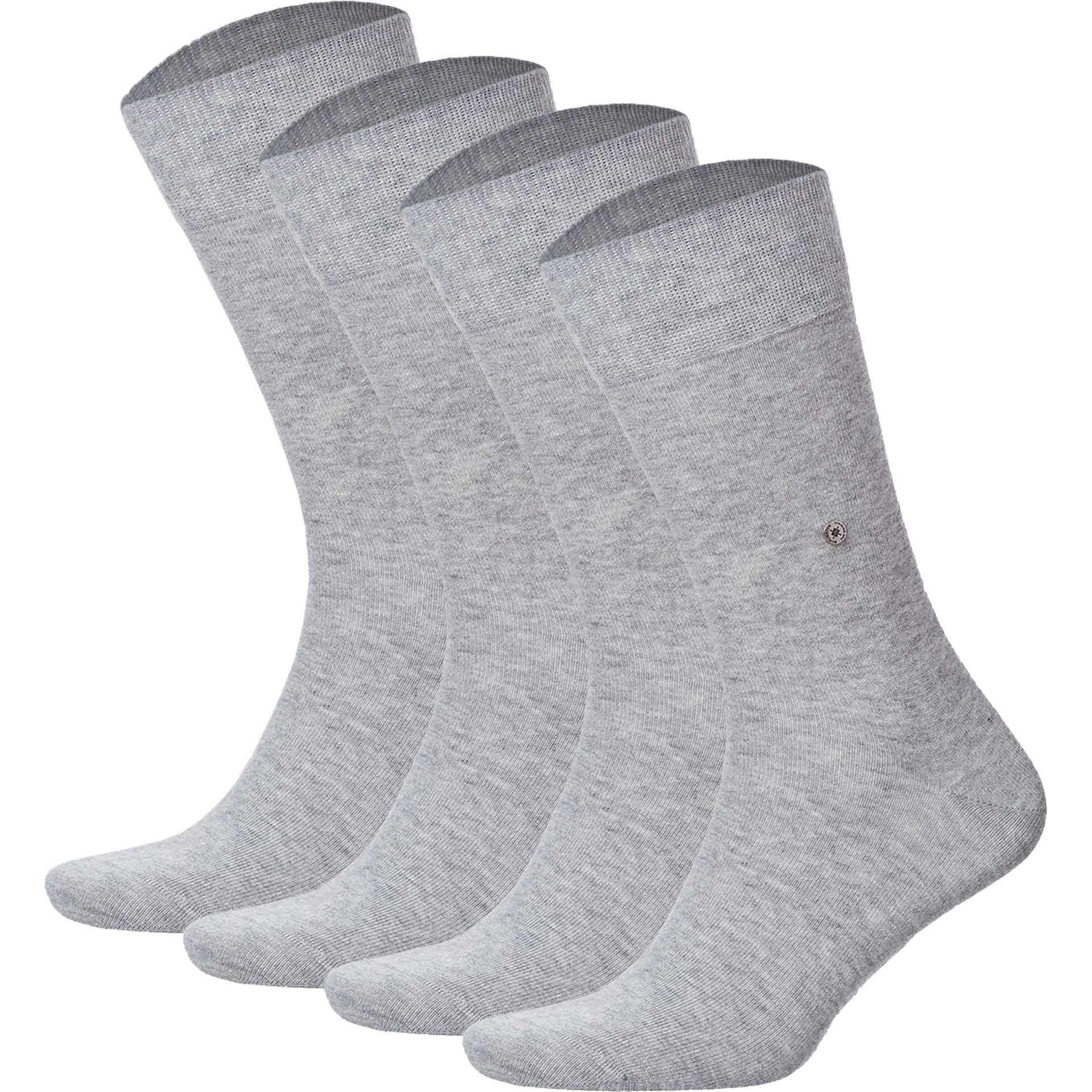 Burlington, Herren, Socken, Socken Casual, Grau, (4er Pack, 40 - 46)
