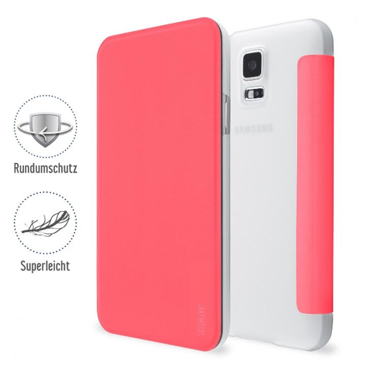 Immagine prodotto Artwizz SmartJacket Clip protettiva per Galaxy S5 Rosa (Samsung Galaxy S5)