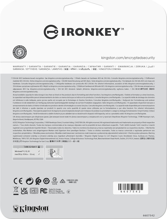 Actual product image Kingston IronKey Vault Privacy 50 (32 GB, USB-A, USB 3.2)