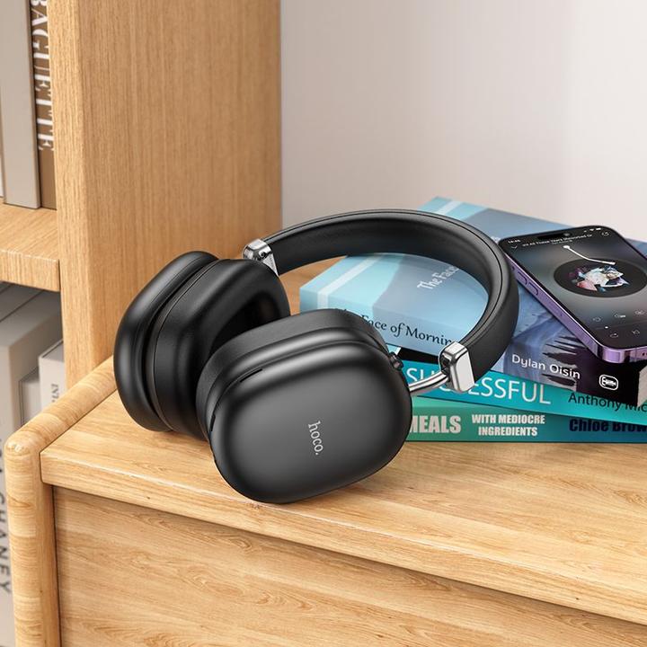 Actual product image Hoco W35 Max Auspicious Headset ANC In-Ear Wireless Bluetooth Schwarz (ANC, 45 h, Wireless)