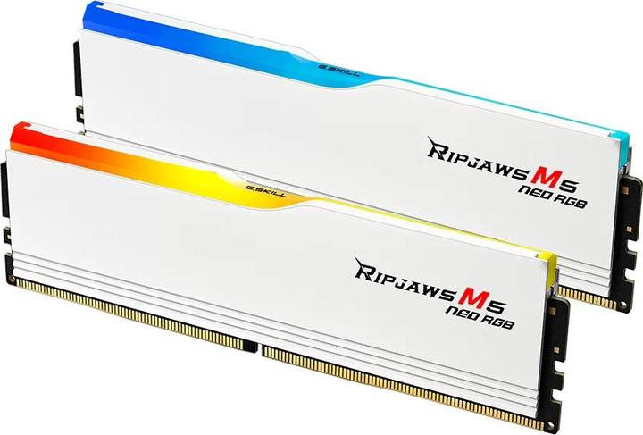 Image du produit G.Skill DIMM 64 GB DDR5-6000 (2x 32 GB) Dual-Kit (F5-6000J3238G32GX2-RM5NRW, Ripjaws M5 Neo, INTEL XMP, AMD (2 x 32GB, 6000 MHz, RAM DDR5, DIMM)