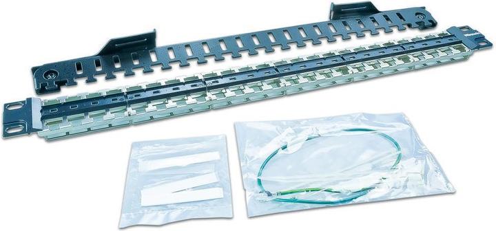 Produktbild Wirewin 48-Port 1HE 19" Patchpanel, Winkelbar 0/45°