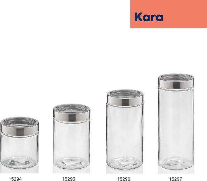 Actual product image Kela Storage jar Kara 1,7L (1.70 l)