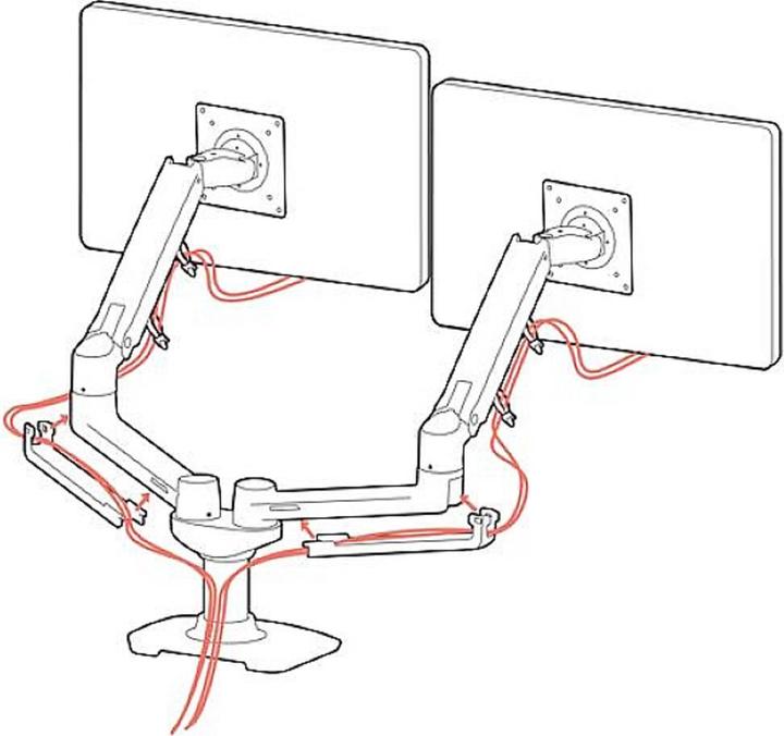 Actual product image Ergotron LX Monitor Arm with patented CF technology (Table, 27", 9 kg)