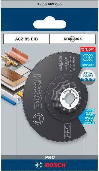 Image du produit Bosch Professional Zubehör PRO ACZ 85 EIB Feuille pour outils multifonctions, 85 mm