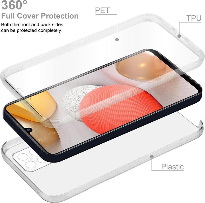Immagine prodotto Cadorabo TPU 360 gradi di copertura del caso (Samsung Galaxy A42 5G, Samsung Galaxy M42 5G)