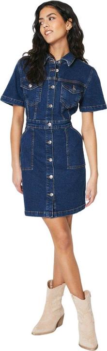 Actual product image Dorothy Perkins Womens/Ladies Denim Petite Mini Dress (40 D)