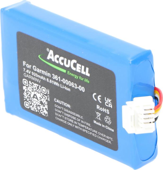 AccuCell Akku Garmin 361-00063-00, Garmin Motorrad BMW Navigator