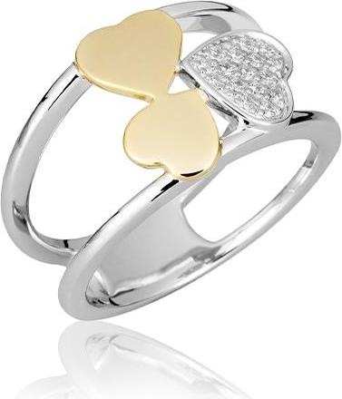 Produktbild Breuning RING - BRILL. 0,104 Ct. H/si (58, 750/18 K Gold)