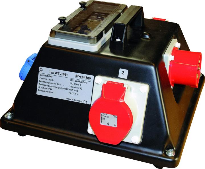 Produktbild Walther Werke WAL WEV2051 Endverteiler 22 kVA (3x, CEE 32/5)