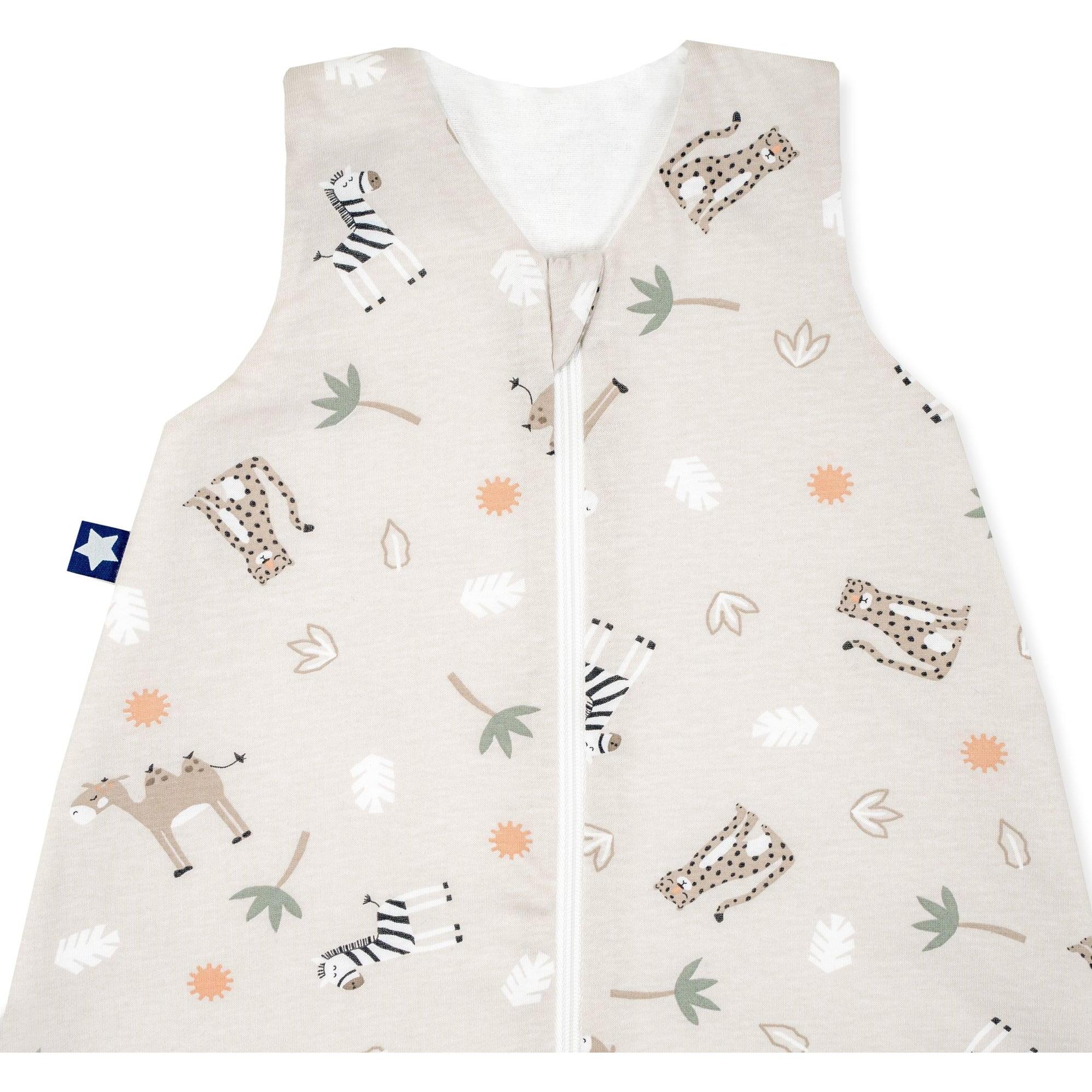 Julius Zöllner, Babyschlafsack, Jersey Sommerschlafsack - Savanne Beige (86 cm)