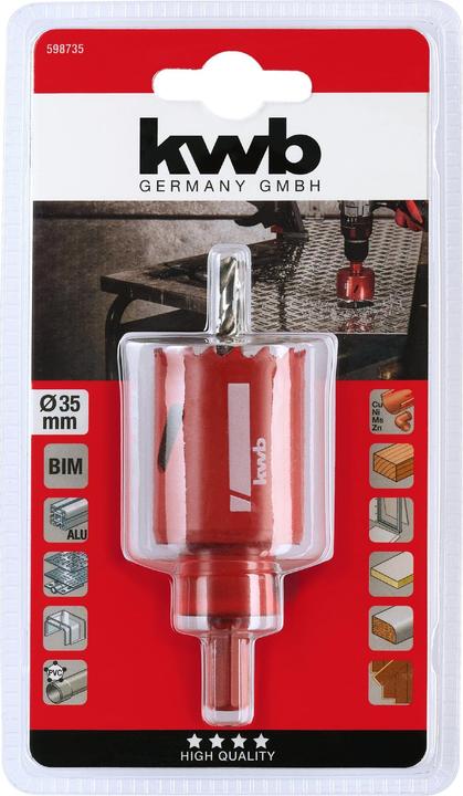 Produktbild kwb HSS BIM Lochsäge 35 mm (35 Millimeter)