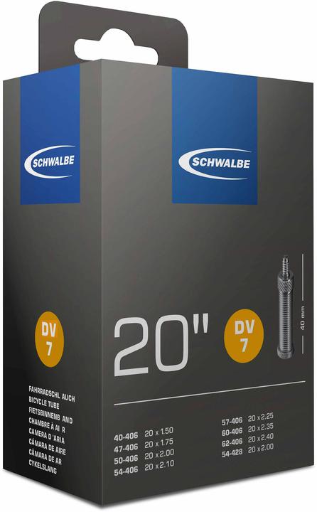 Schwalbe Schlauch 20-24" DV7 (Dunlop (DV), 20", 40 mm)