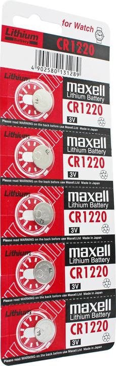 Produktbild AccuCell Batterie CR1220, IEC CR1220, 5 Stück (5 Stk., CR1220, 38 mAh)