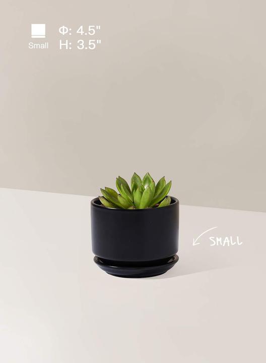 Produktbild Le Tauci Keramik Blumentopf-Set mit Untersetzer