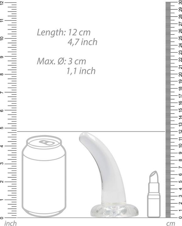 Actual product image RealRock Non Realistic Dildo With Suction Cup 4,5" / 11,5cm
