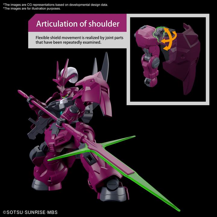 Actual product image Bandai Gundam - Guel's Dilanza High Grade