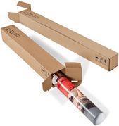 Actual product image Colompac Telescopic mailing tube Multi-Cargo, brown, DIN A20 made of corrugated cardboard, quick to erect (19 x 12 x 120 cm, 1 x)