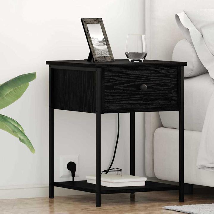 Actual product image vidaXL Modern bedside table (41 x 41 x 56 cm)