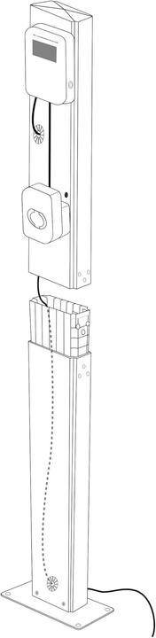 Produktbild GreenCell Standmontagepfosten für Wallbox