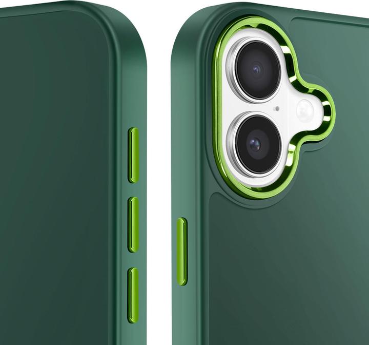Actual product image OEM Back panel cover FRAME Case for IPHONE 17 green (Apple iPhone Air)