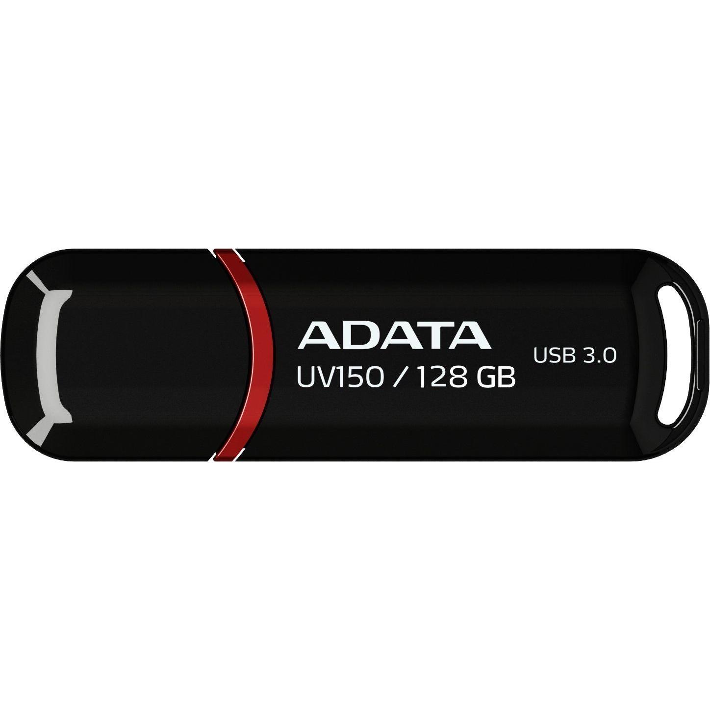 Adata DashDrive UV150 (128 GB, USB-A, USB 3.0), USB Stick, Schwarz