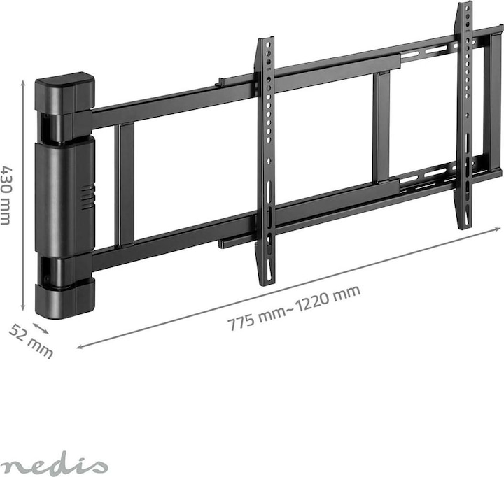 Immagine prodotto Nedis Supporto a parete per TV motorizzato - 32-75" - peso massimo dello schermo supportato: 50 kg - (Muro, 75", 50 kg)