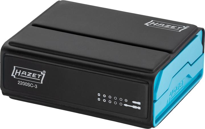 Productafbeelding HAZET Bit-assortiment SmartCase 2200SC-3 96-delig sleuf/PH/PZD/TX/TX w.tang/binnen-6Kt. (Schroefgleuf, Cross Phillips PH, Zeskantbus TX, Inbus)