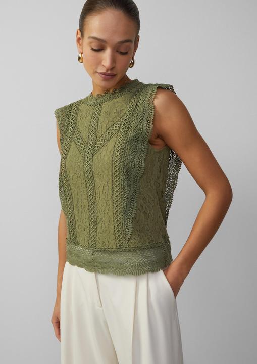 Immagine prodotto S.Oliver Bluse Ärmellose Bluse aus Spitze (46)