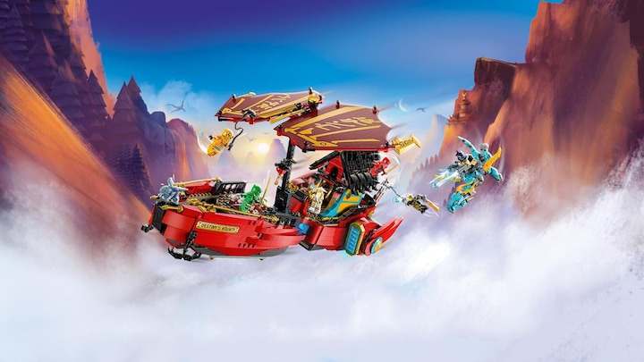 Image du produit LEGO Les planeurs Ninja font la course contre la montre (71797, LEGO Ninjago)