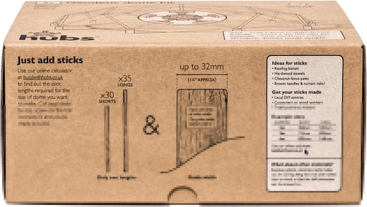 Produktbild Hubs Dome Kuppel DIY Set