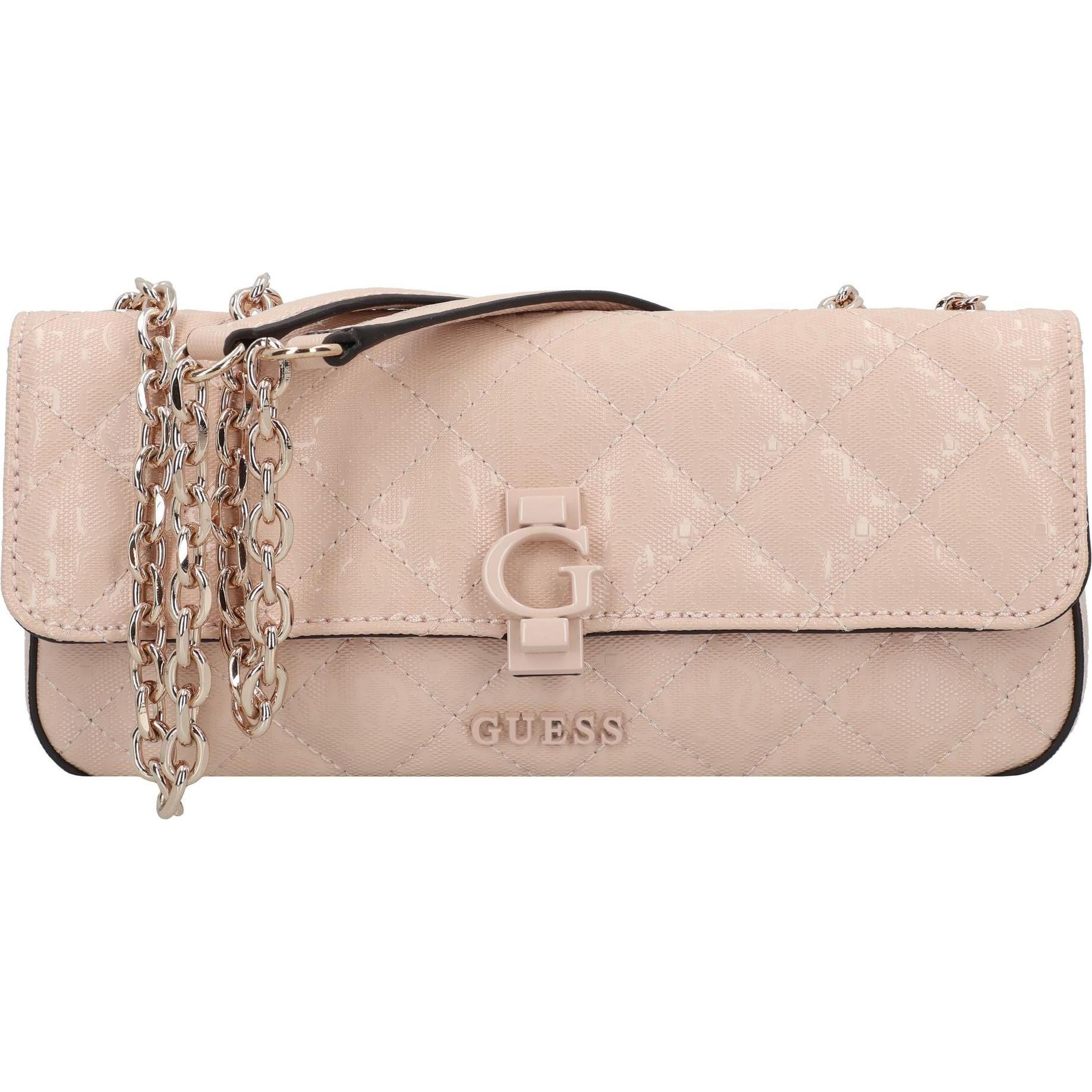 Guess, Handtasche, Bessey Schultertasche 25 cm, Beige