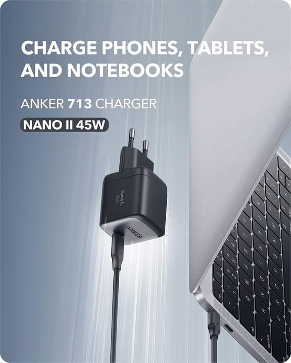 Image du produit Anker eufy Nano II 45W Noir (45 W)