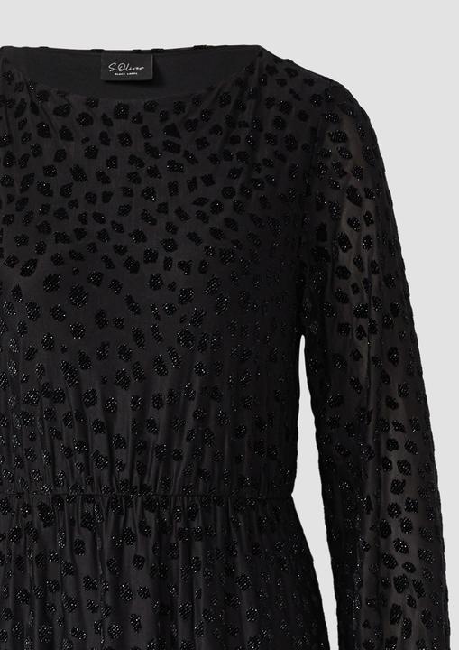 Image du produit s.Oliver Kleid Midi-Samtkleid mit U-Boot-Ausschnitt (34)