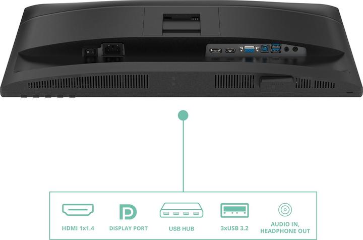 Immagine prodotto AOC 24P4U - 24 Zoll Full HD Monitor, höh (1920 x 1080 pixel, 23.80")