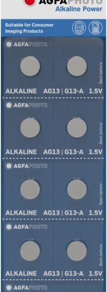 Actual product image AGFAPHOTO Alkaline Power (10 pcs., LR44)