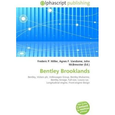 Bentley Brooklands, Ratgeber