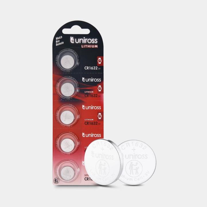 Uniross Lithium Button CR1632 3V - SP5 (5 Stk., CR1632)