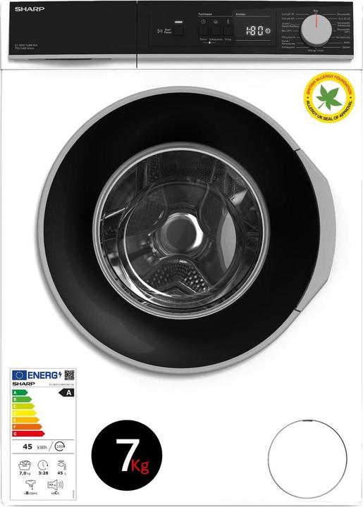 Produktbild Sharp ES-NFA714BW1NA-DE (7 kg, Links)