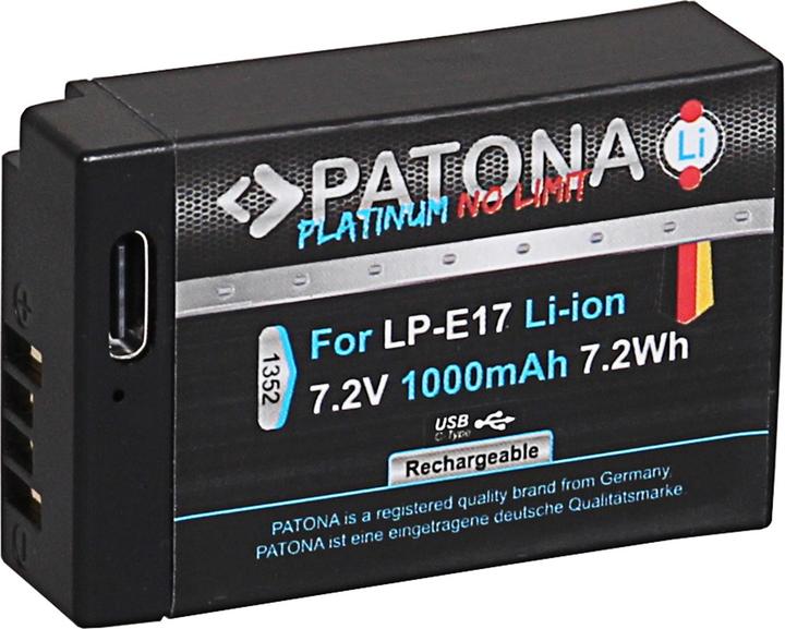 Actual product image Patona LP-E17 Set Ladegerät + 2 Akkus (Camera battery charger)