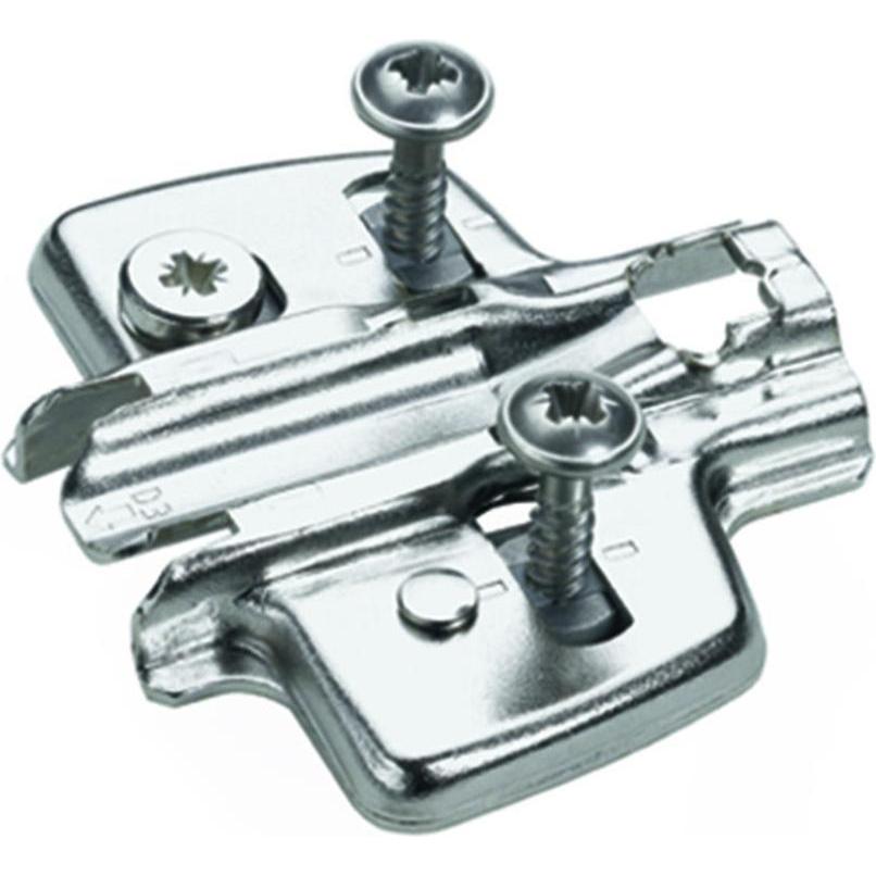 Hettich, Baubeschläge + Holzverbinder, Kreuzmontageplatten Sensys/Intermat Direkt 8099, Eck- und Mitt (1 Stk.)