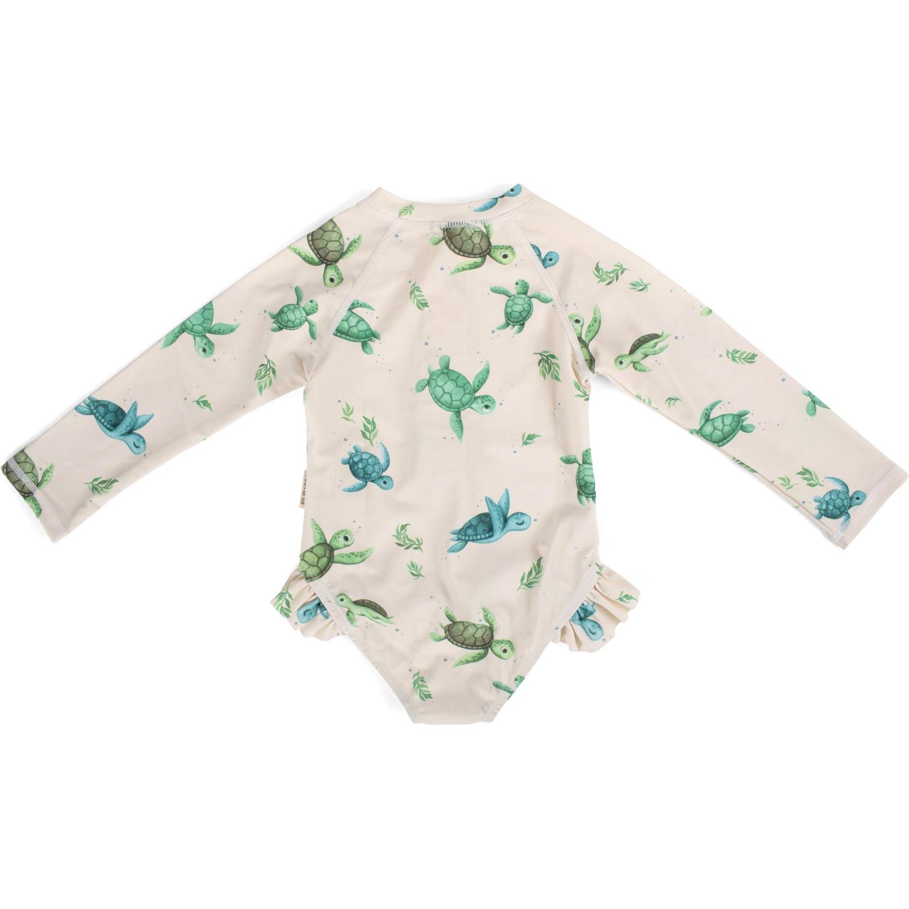 Filibabba, Badeanzug, Vilje – UV-Schwimmanzug LS 1-2 Jahre – First Swim, Beige, (80, 86, 90, 92, 85 A)
