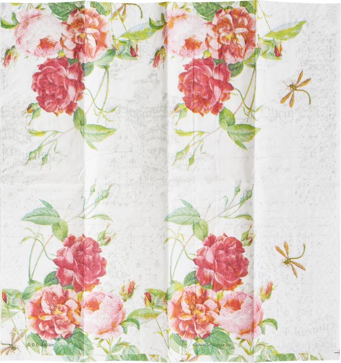 Actual product image Ambiente Rose splendour" paper handkerchiefs