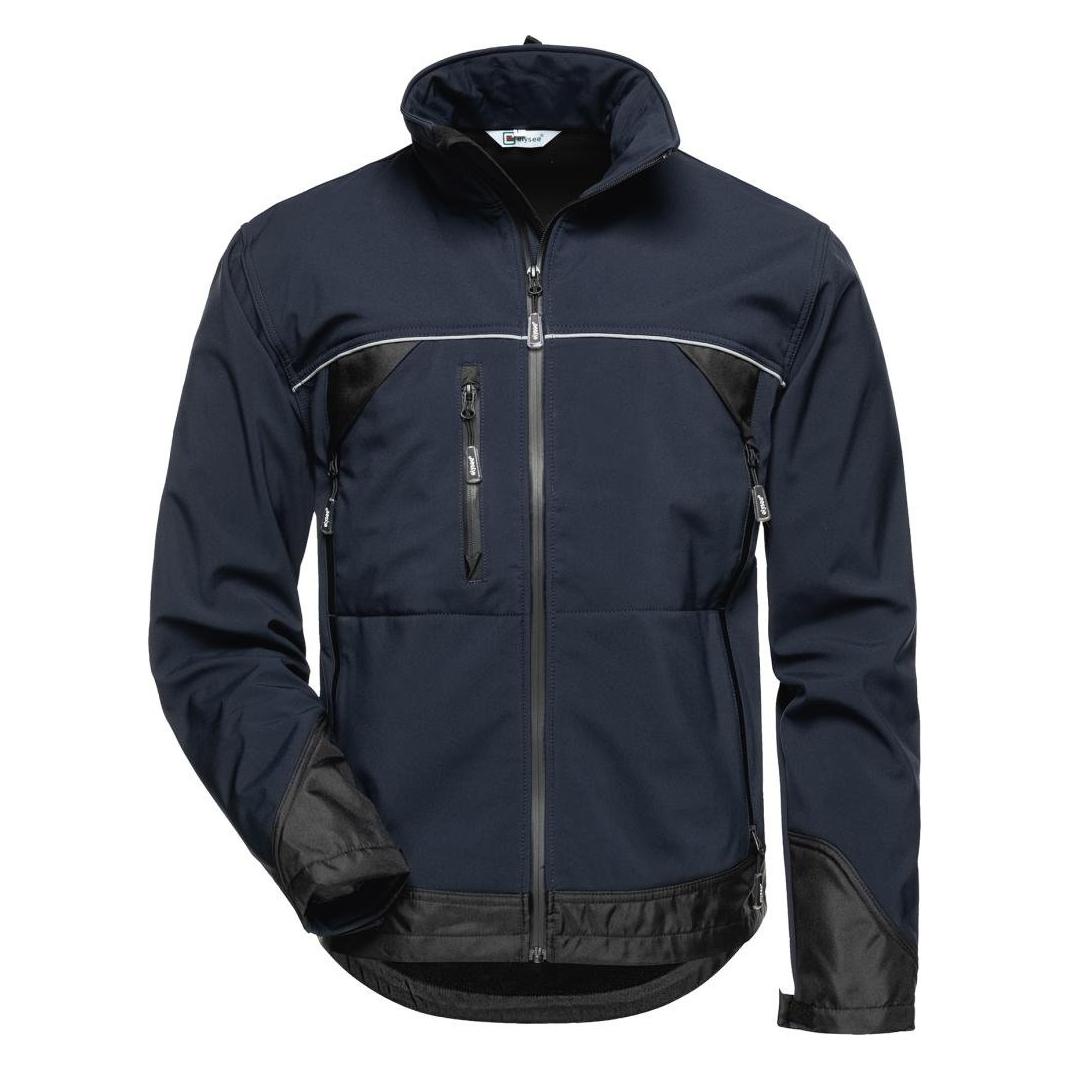 BRW, Herren, Outdoorjacken, Softshell Jacke (S), Blau, S