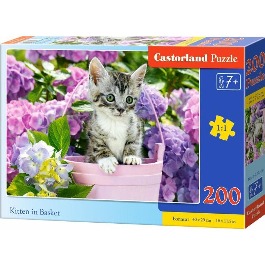Castorland Kitten in Basket Puzzle 200 Teile (200 Teile)