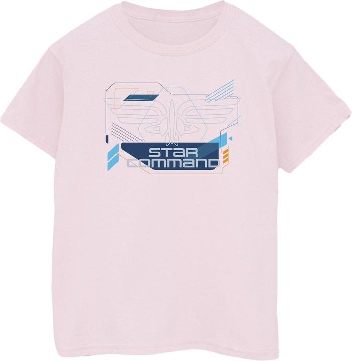 Actual product image Disney Womens/Ladies Lightyear Star Command Icons Cotton Boyfriend T-Shirt (XXL)