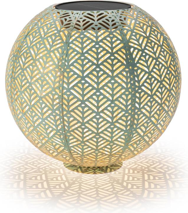 Produktbild STT Windlicht Solar Antic Ball Sofia, Ø 30 cm, Aqua