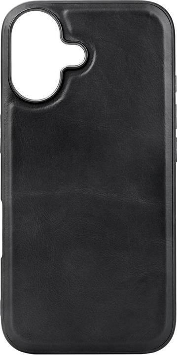Buffalo Backcover Leder Magseries iPhone 16 Schwarz (Apple iPhone 16)