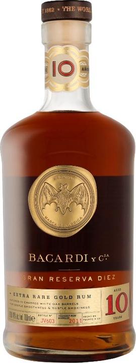 Bacardi Gran Reserva Diez (1 x 70 cl)