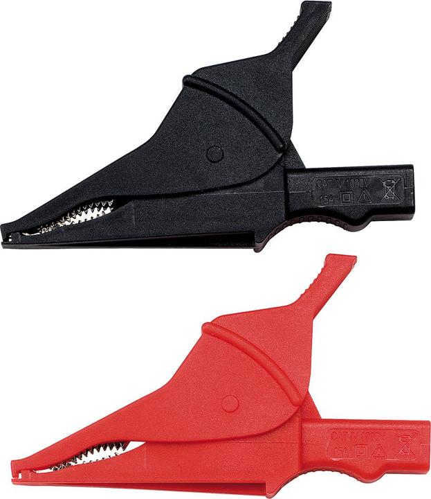 Actual product image Chauvin Arnoux 2 alligator clips (Microphone Clip)